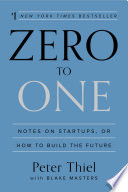 Cover of Zero to One by Peter Thiel