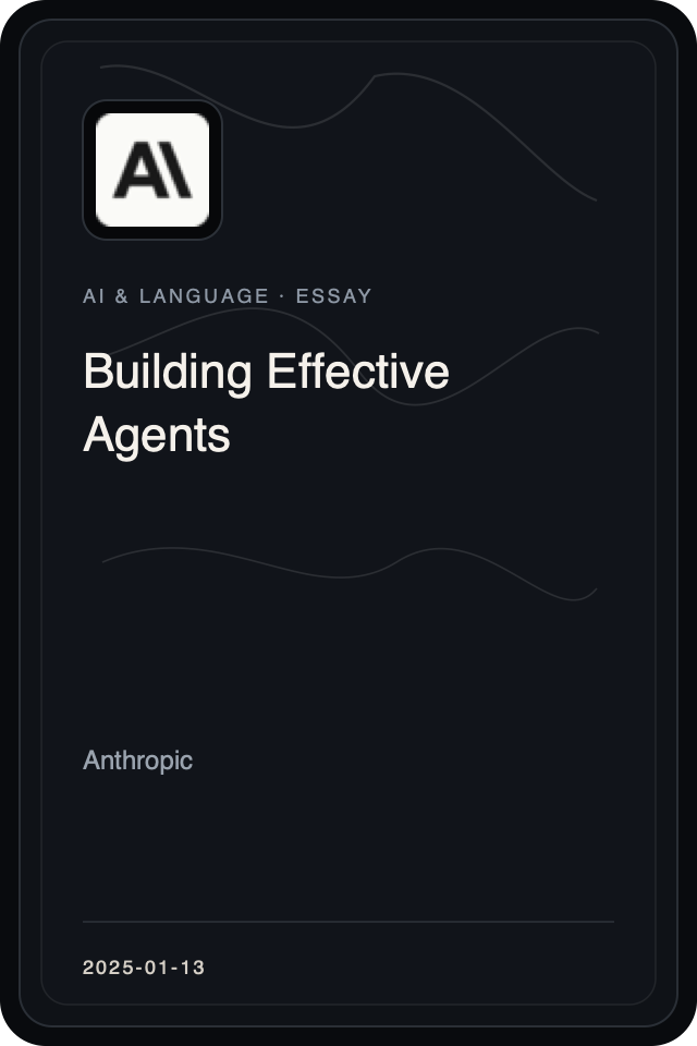 Logo treatment for Building Effective Agents