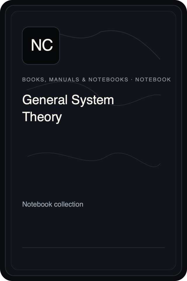 Cover treatment for General System Theory