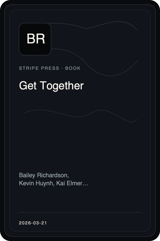Cover treatment for Get Together