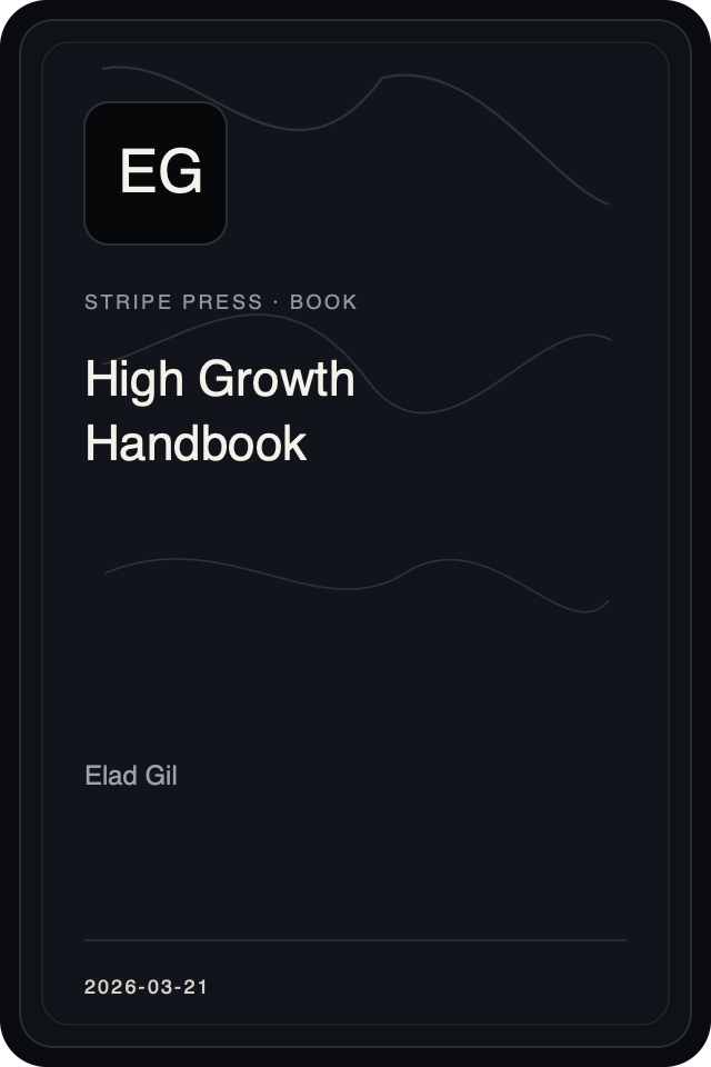 Cover treatment for High Growth Handbook
