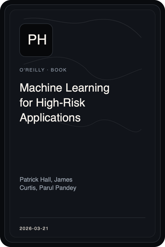 Cover treatment for Machine Learning for High-Risk Applications