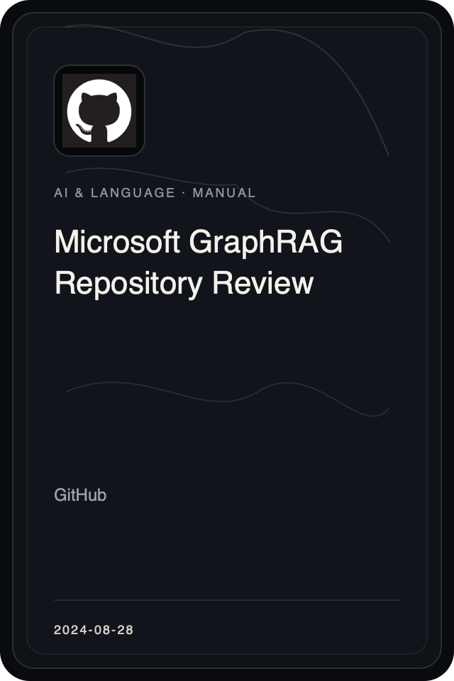 Logo treatment for Microsoft GraphRAG Repository Review