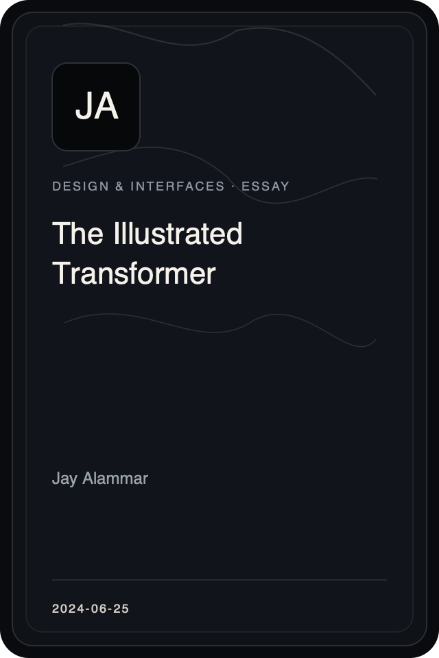 Cover treatment for The Illustrated Transformer