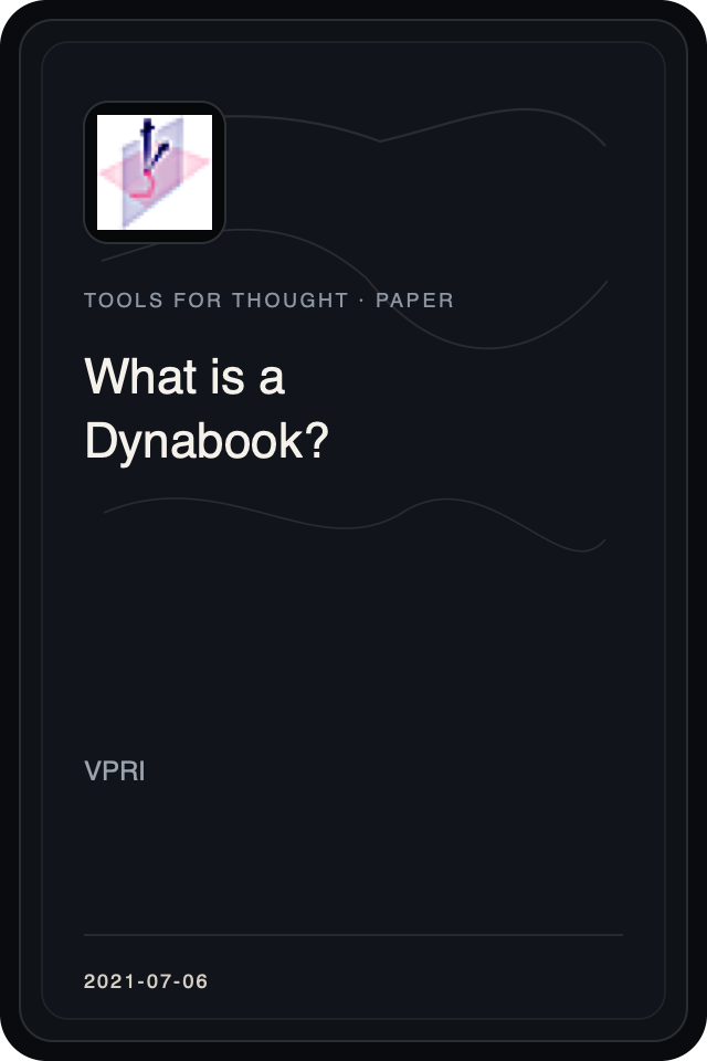 Logo treatment for What is a Dynabook?